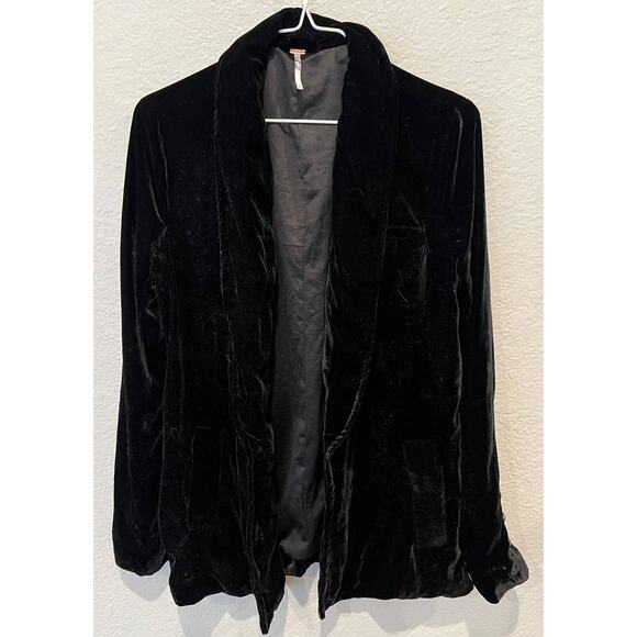 NWT Free People Yesterday's Muse Velvet Blazer Size XS - Picture 3 of 9